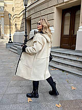 Пальто барашек без підкладу великого розміру Розміри: 50-52, 54-56, 58-60, фото 2