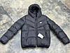 Чоловіча зимова куртка пуховик Nike Storm-Fit black чорна з капюшоном коротка Найк спортивна тепла, фото 3