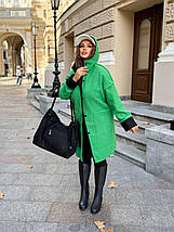 Пальто барашек без підкладу великого розміру Розміри: 50-52, 54-56, 58-60, фото 4