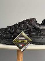 Термо Nike P6000 Black Gore-Tex кросівки чоловічі Найк П-6000 горе тех чорні шкіра осінь єврозима унісекс, фото 5