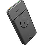 Бездротова магнітна зарядка для айфона та годинника Proove Power Stand 2 в 1 зарядна станція з акумулятором 20W 10000mAh, фото 3