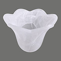 Білий плафон для люстри скляний абажур для стельових та підвісних світильників тюльпан Е27