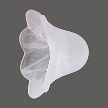 Білий плафон для люстри скляний абажур для стельових та підвісних світильників тюльпан Е14, фото 3