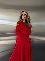 Жіноча базова сукня з довгим рукавом, фото 2