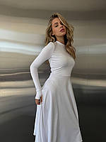 Жіноча базова сукня з довгим рукавом, фото 6