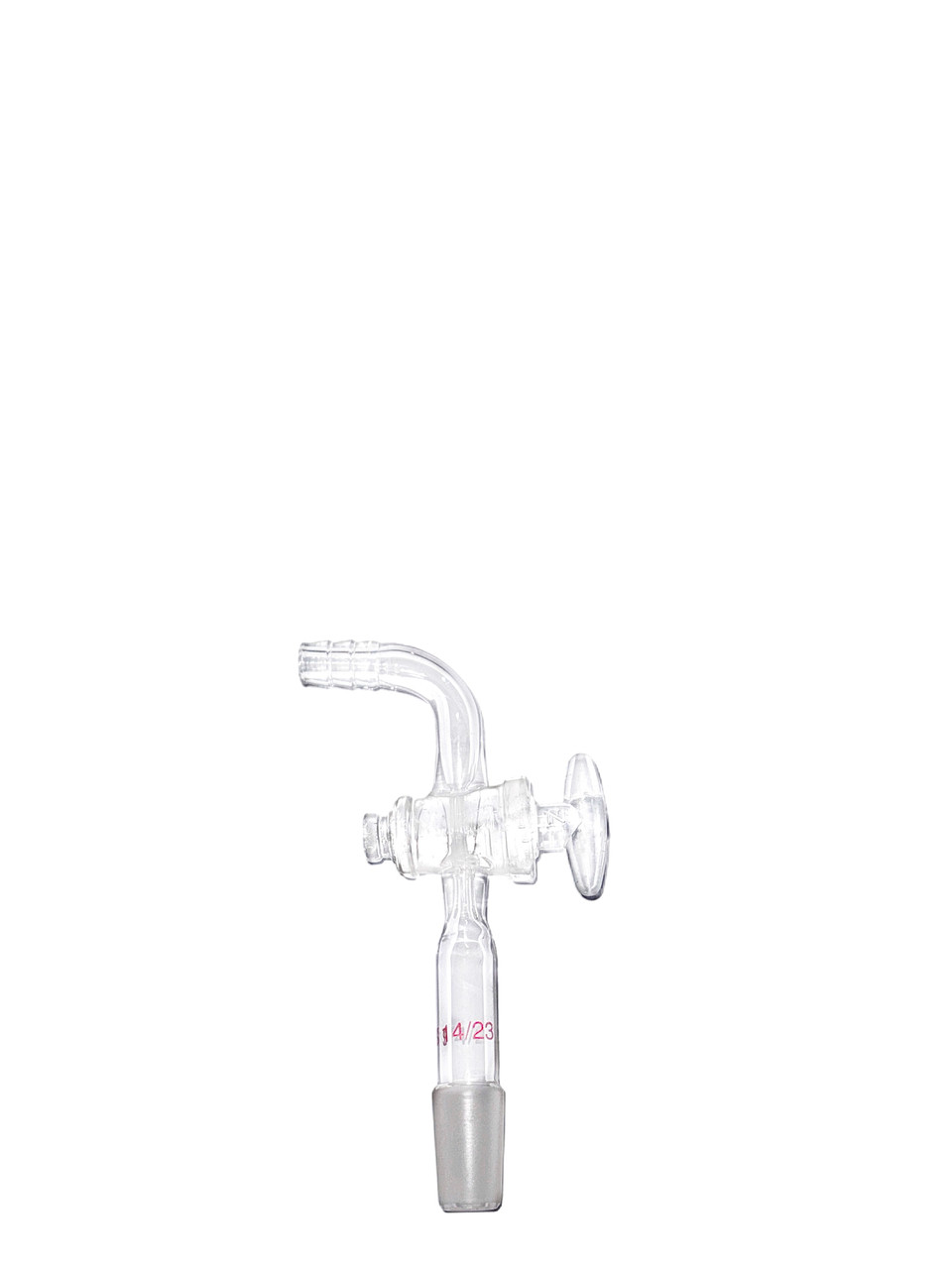 Вакуумний скляний кран зі шліфом 14/23 мм