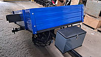 Причіп-самоскид для мотоблока та мінітрактора посилений 1250*1000 мм.