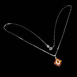 Підвіска. Натуральний цитрин. Срібло 925., фото 2