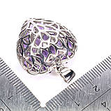 Підвіска. Натуральний аметист. Срібло 925., фото 3