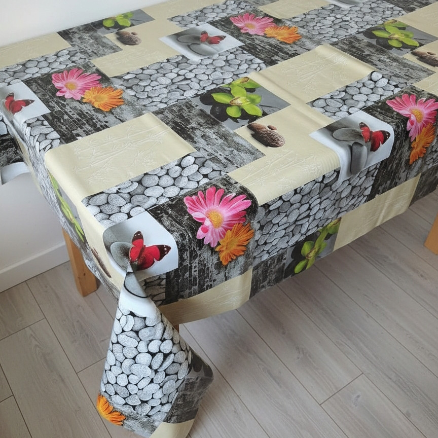 Клейонка силіконова “Спа” — відріз від 1 м, ширина 137 см, фото 1