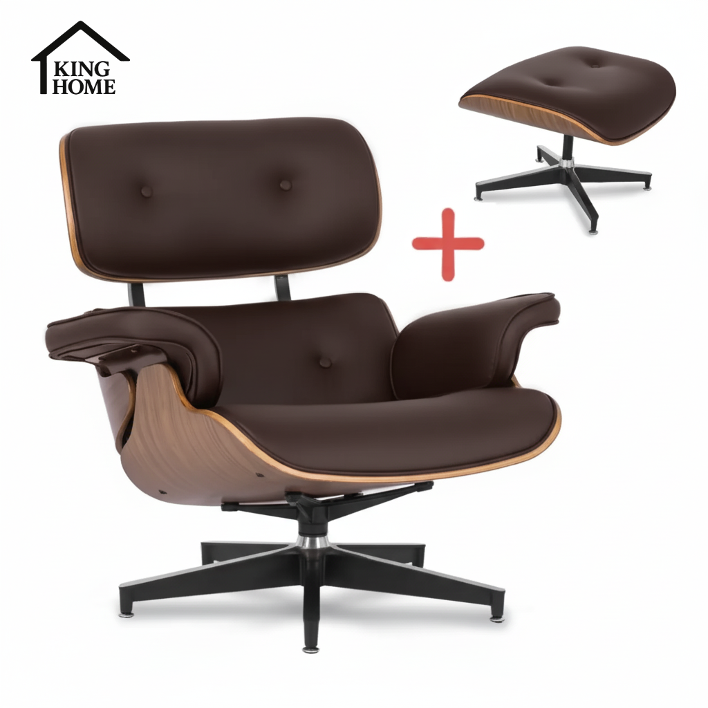 Крісло для відпочинку Chillout Lounge Brown + пуф, фото 1