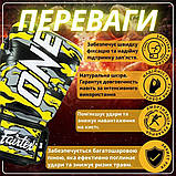 Боксерські рукавиці Fairtex BGV-ONE X, Жовті, шкіряні, 12 унцій (340г.) для спортсменів 60-80 кг. + бинти, фото 3