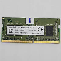 Оперативна пам'ять для ноутбука Kingston SODIMM DDR4 8Gb 2400MHz PC4-19200s 1Rx8 CL17 (KMKYF9-MID) Б/В