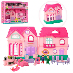 Будиночок для ляльок з аксесуарами на батарейках