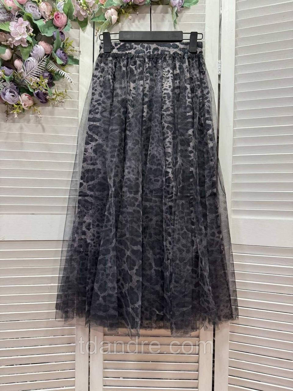 Спідниця фатинова леопард, фото 1