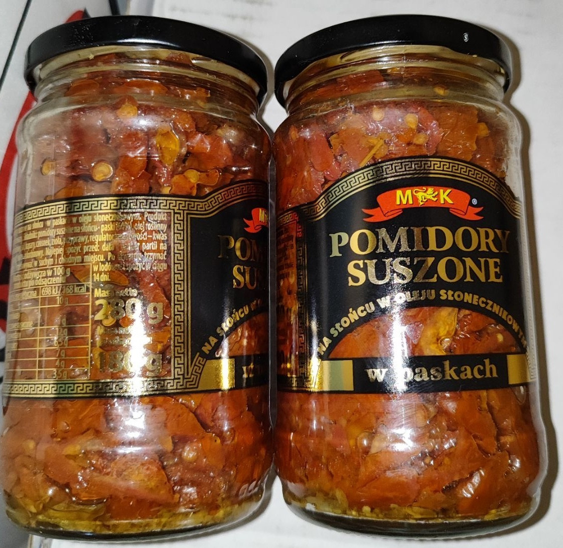 Помідори В'ялені на виноградній лозі в олії смужками M&K POMIDORY SUSZONE 280 г Польща, фото 1
