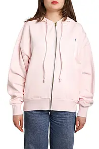 Acne Studios Color Face Patch Zip Hoodie Pink S