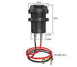 IP66 Автомобільна врізна зарядка 12-24V USB QC 3.0 + PD Type-C з кришкою на пружині, фото 9