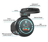 IP66 Автомобільна врізна зарядка 12-24V USB QC 3.0 + PD Type-C з кришкою на пружині, фото 10