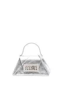 Maison Margiela MM6 Numeric Top-Handle Mini Bag Silver