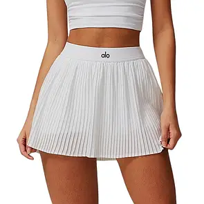 Alo Yoga Logo Skirt White 87822-WT M