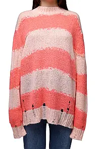 Acne Studios Kantonia Striped Sweater Pink XS