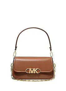 Michael Kors Parker Medium Leather Shoulder Bag Luggage