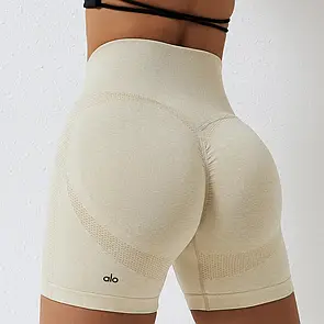 Alo Yoga Push-Up Shorts Beige WZX11-BG M