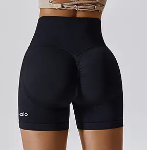 Alo Yoga Push-Up Shorts Black WZX11-BK L