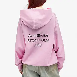 Acne Studios Logo Hoodie Candy Pink M