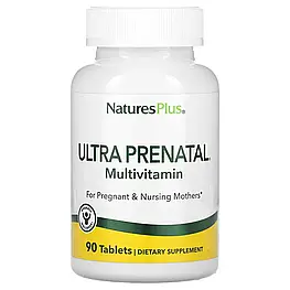 Вітамінний комплекс для вагітних і годуючих, 90 таблеток, для імунітету і енергії NaturesPlus Ultra Prenatal