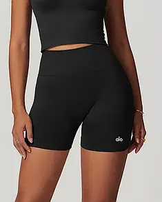 Alo Yoga Tight Push-Up Shorts Black 77257-BK L