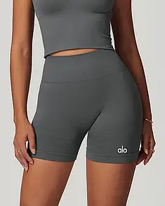 Alo Yoga Tight Push-Up Shorts Grey 77257-GY S