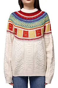 Acne Studios Rainbow Crew Neck Wool Sweater XS