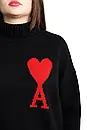AMI Paris Ami de Coeur Jumper Black XS, фото 5