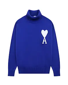 AMI Paris Ami de Coeur jumper Blue M