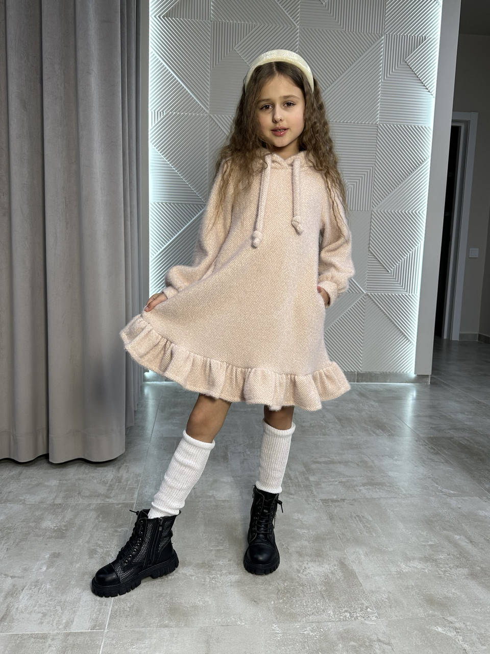 Дитяча сукня тепленька АЛЬПАКА