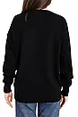 AMI Paris Ami De Coeur Oversize Sweater Black Red Heart S, фото 4