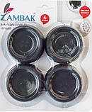 Набір антивібраційних підкладок для пральної машини чорний ZP-343 (ZAMBAK plastik), фото 2