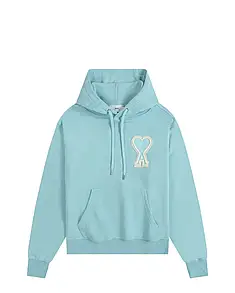AMI Paris Oversize Ami de Coeur hoodie Mint S