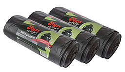 Сміттєві пакети промислові 60 літрів 15 шт/уп 60*80 см щільність 24 мкм (КУЗЯ SERVICE)