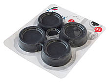 Набір антивібраційних підкладок для пральної машини чорний ZP-343 (ZAMBAK plastik)