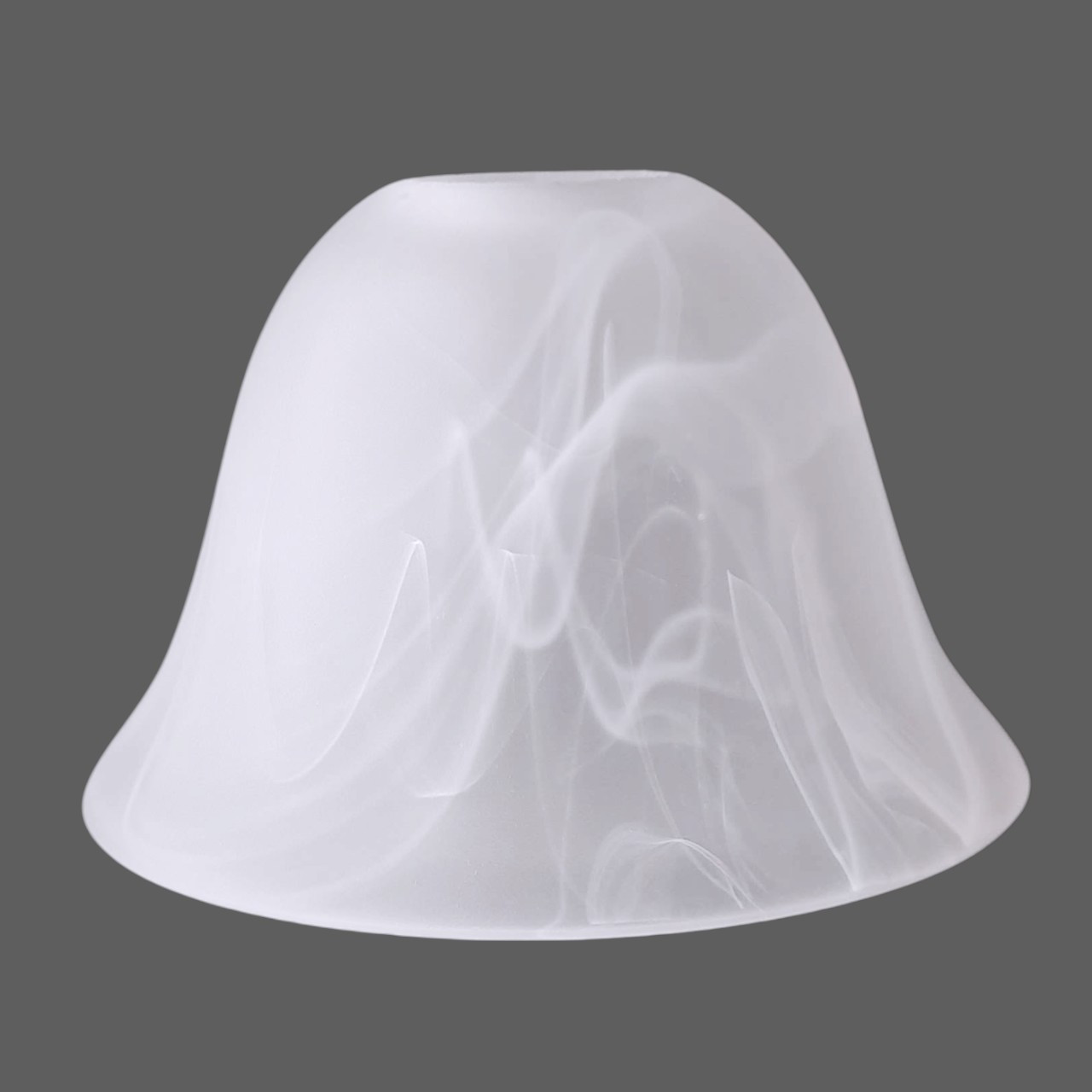 Плафон для підвісу білий скляний абажур для стельових та підвісних світильників Е27