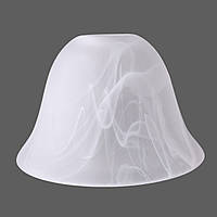 Плафон для підвісу білий скляний абажур для стельових та підвісних світильників Е27