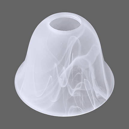 Плафон для підвісу білий скляний абажур для стельових та підвісних світильників Е27, фото 2