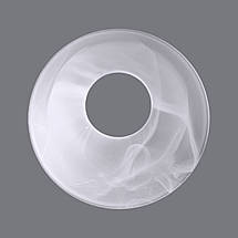 Плафон для підвісу білий скляний абажур для стельових та підвісних світильників Е27, фото 3