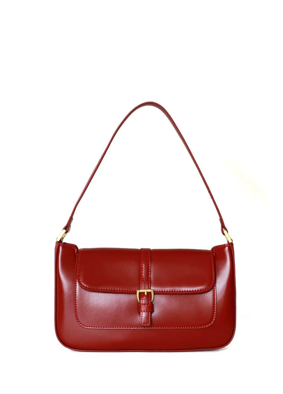 By Far Miranda Burgundy Vintage Gloss Leather, фото 1