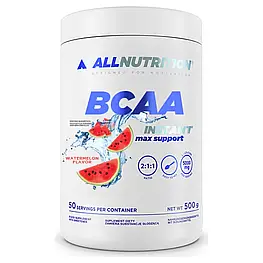 Амінокислоти BCAA, порошок 500 г смак кавун для відновлення і росту м'язів Max Support Instant