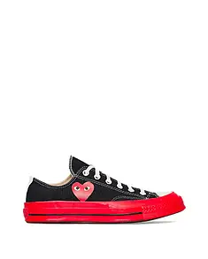 Converse x Comme Des Garcons Play Low Top Sneakers Black/Red Low 37