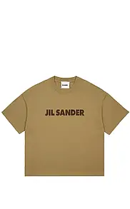 Jil Sander Logo T-Shirt Khaki S